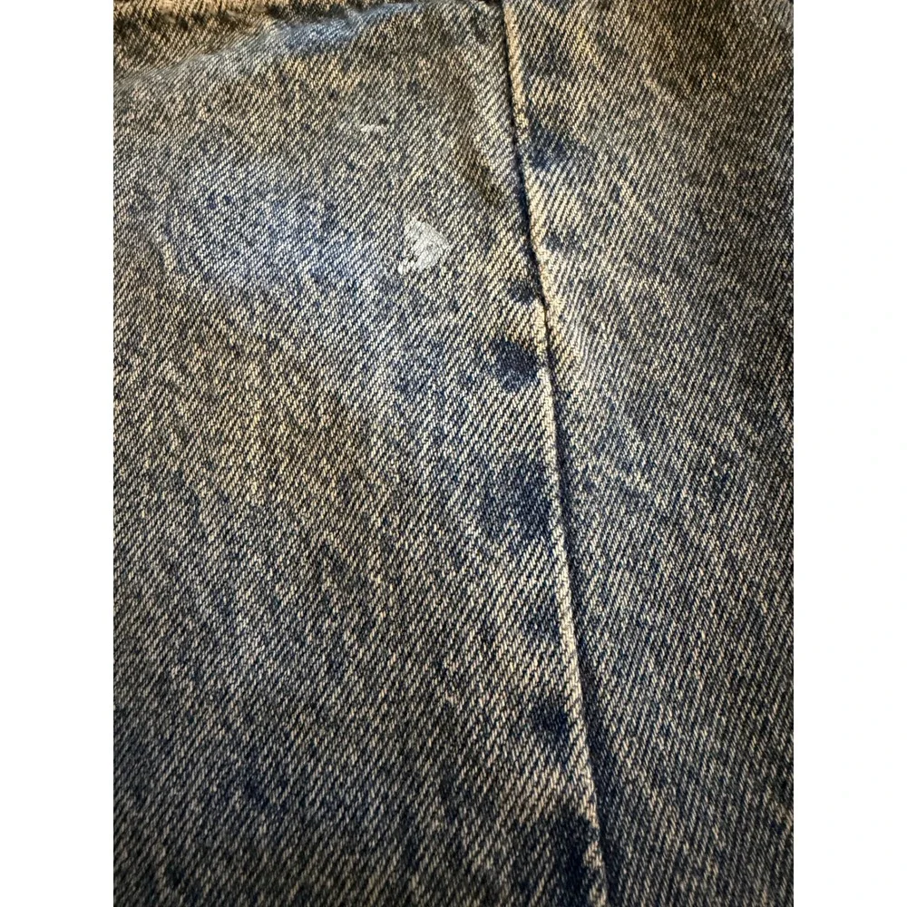 Aeropostale Baggy Barrel Jeans Womens 0 Short Blue Good High Rise Wide Leg Denim
